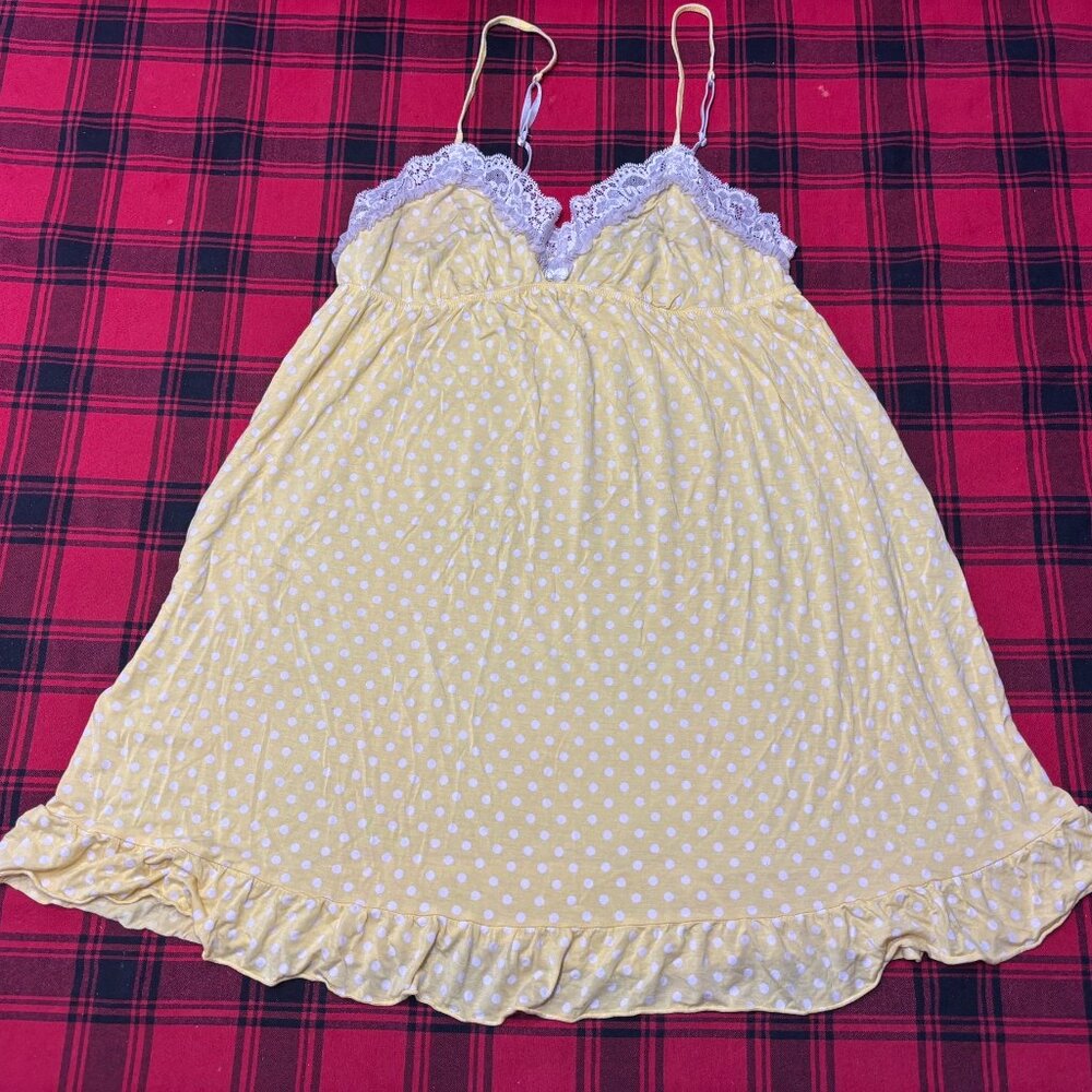#11 yellow sleepwear shirt-L-Victoria secret- women's 